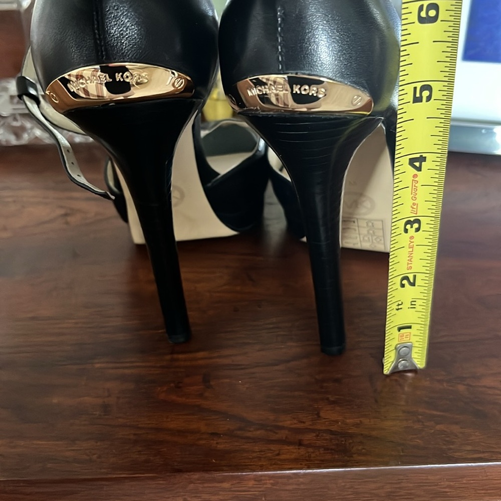 Michael Kors Black Strappy Heels - Picture 6 of 6